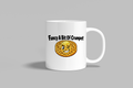 Fancy A Bit Of Crumpet funny mug, white 11oz ceramic novelty gift, front view