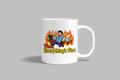 Fine, Everything's Fine funny mug, white 11oz ceramic novelty gift, front view