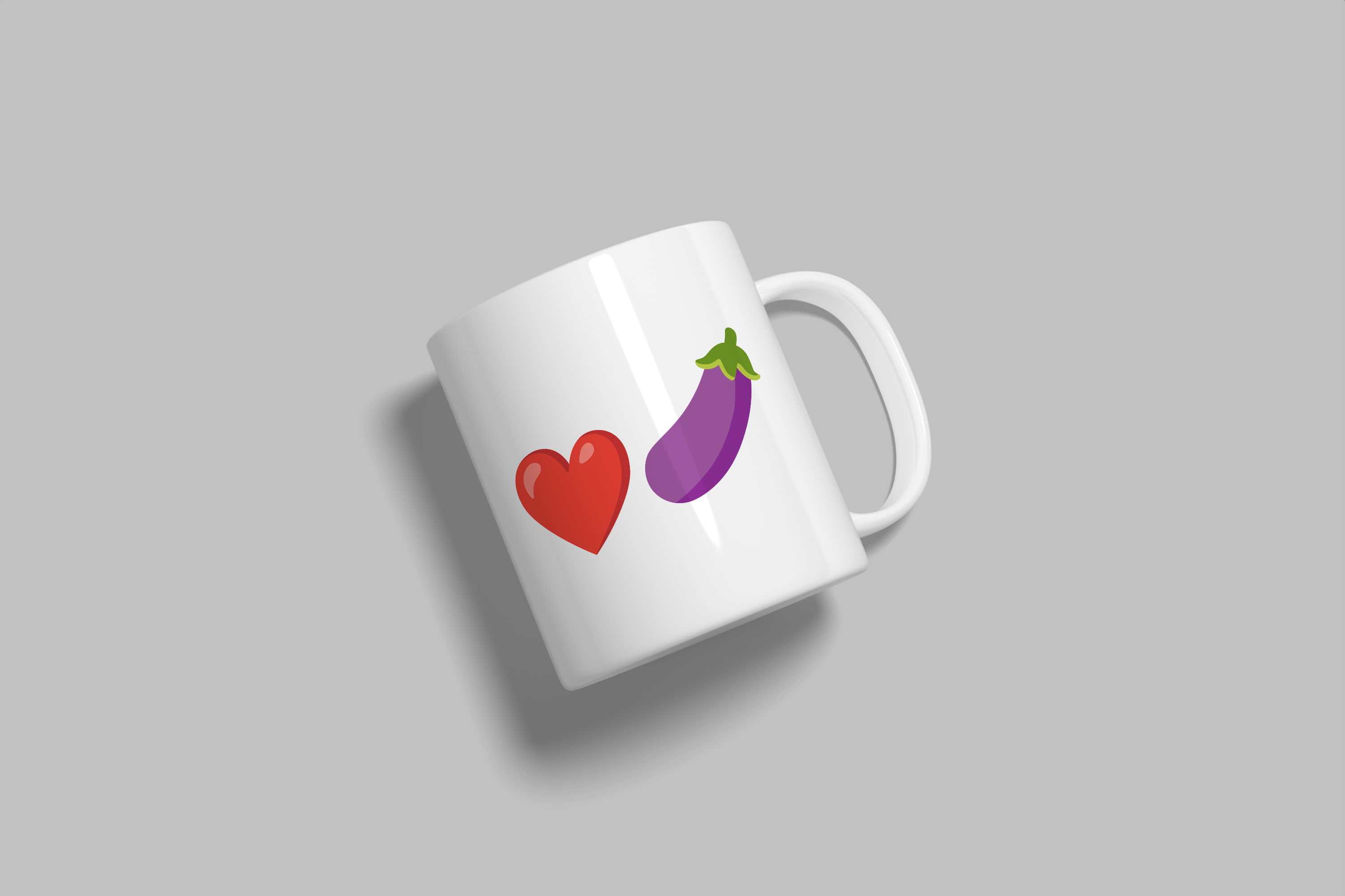 Heart Aubergine