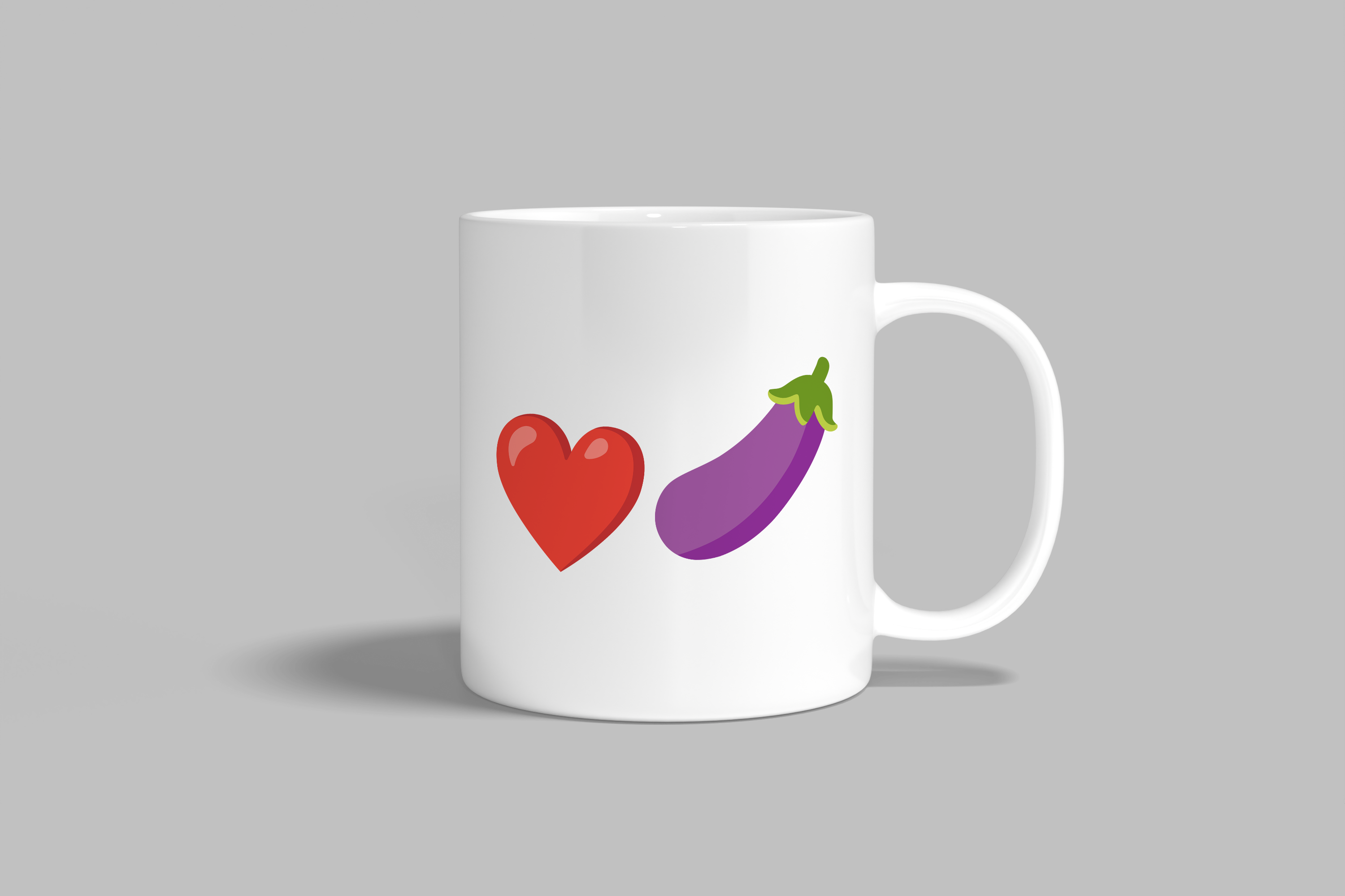 Heart Aubergine