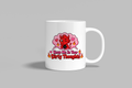 Keep Me In Your Dirty Thoughts funny mug, white 11oz ceramic novelty gift, front view