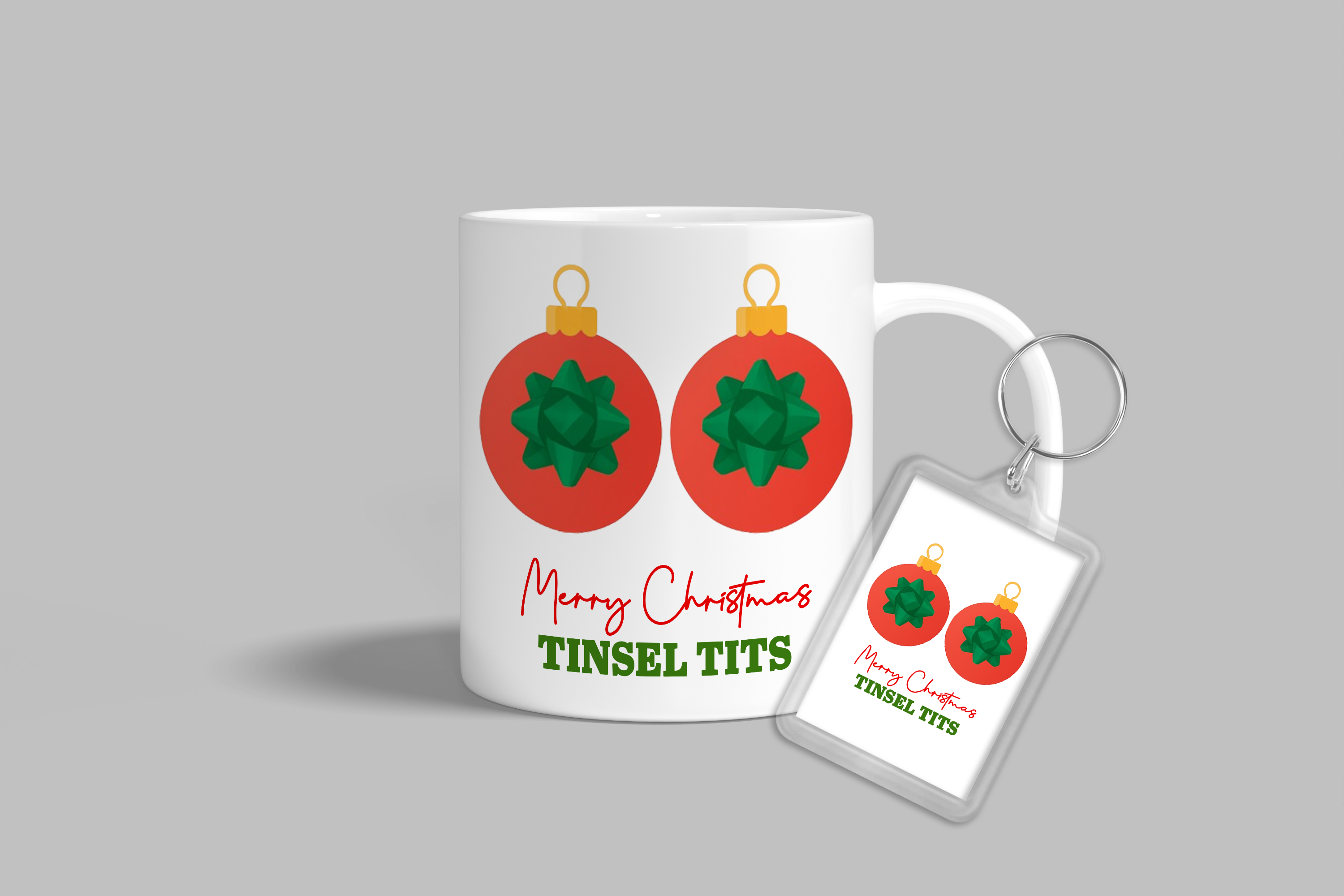 Merry Christmas Tinsel Tits