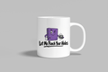 Let Me Punch Your Holes funny mug, white 11oz ceramic novelty gift, front view
