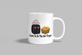 Love Is In The Air Fryer funny mug, white 11oz ceramic novelty gift, front view