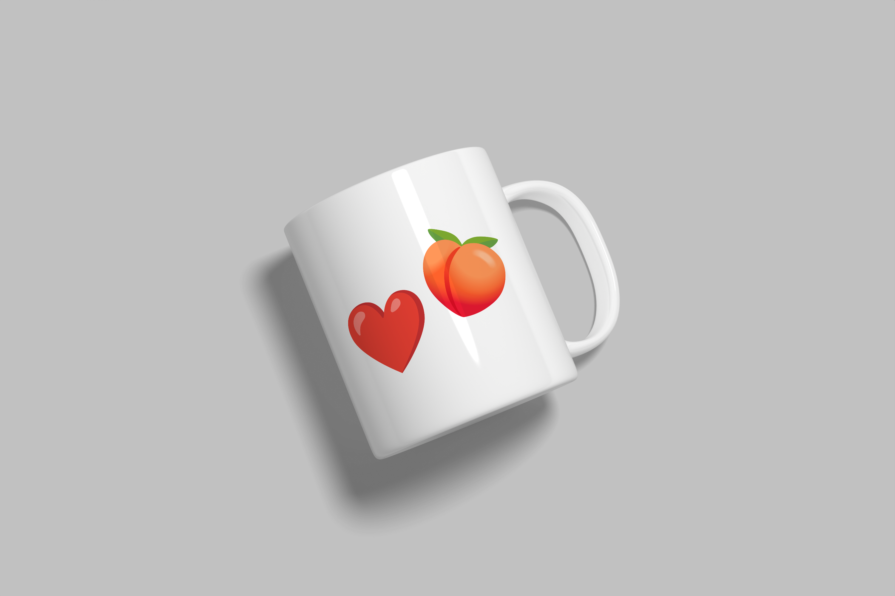 Heart Peach