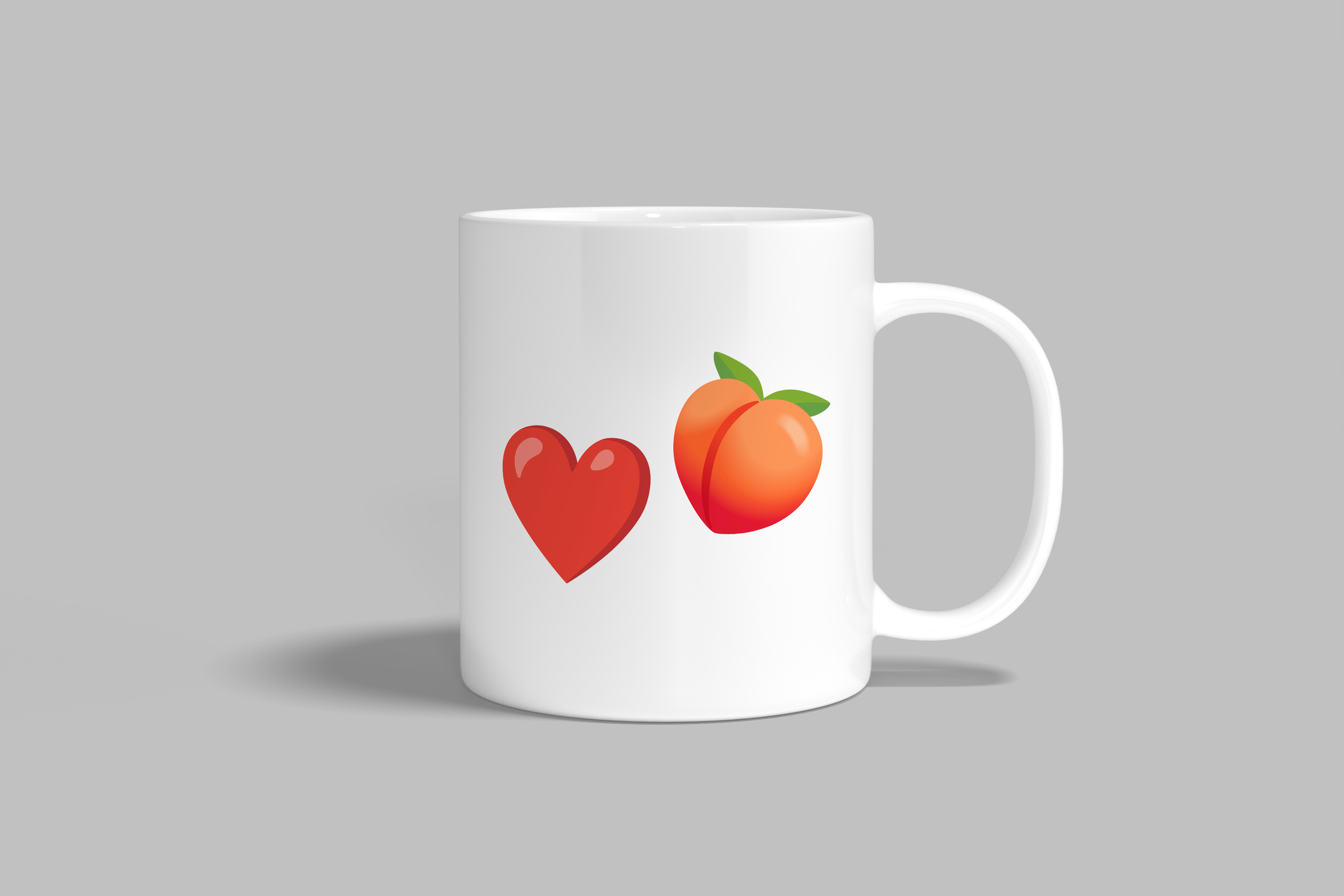 Heart Peach