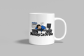 Mondays Can Do One funny mug, white 11oz ceramic novelty gift, front view