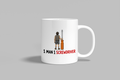 1 Man 1 Screwdriver funny mug, white 11oz ceramic novelty gift, front view