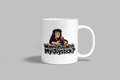 Wanna Play With My Joystick? funny mug, white 11oz ceramic novelty gift, front view